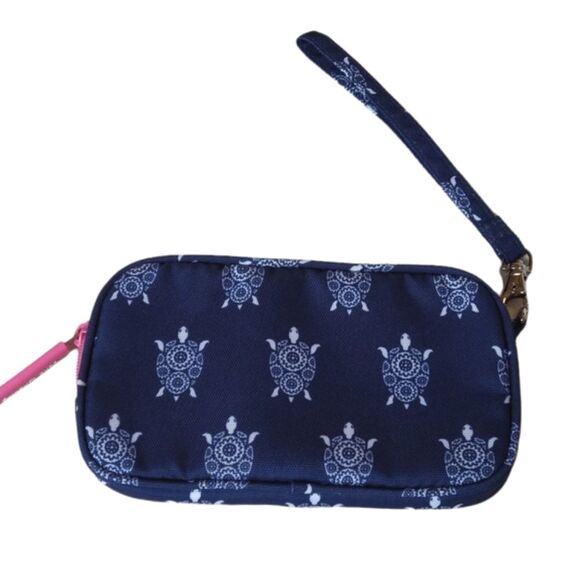 2 Piece Set Vera Bradley Summer Turtle Tote with matching small wristlet - Picture 10 of 14